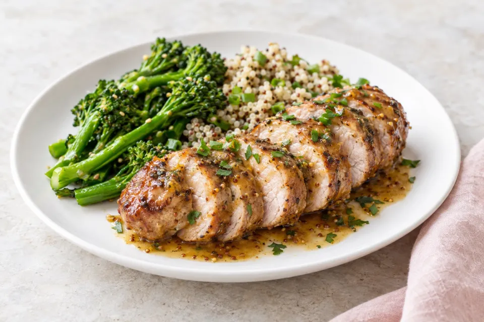 Soy Dijon Pork Tenderloin