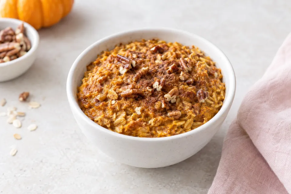 Baked Pumpkin Pie Oatmeal