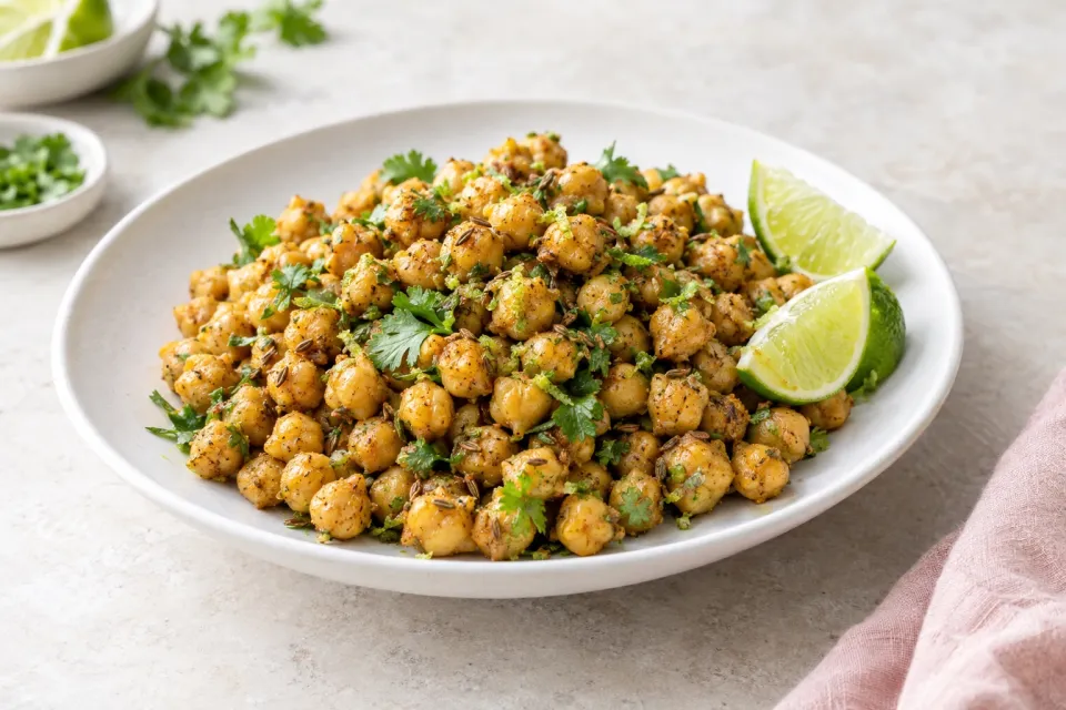 Cumin Lime Chickpeas