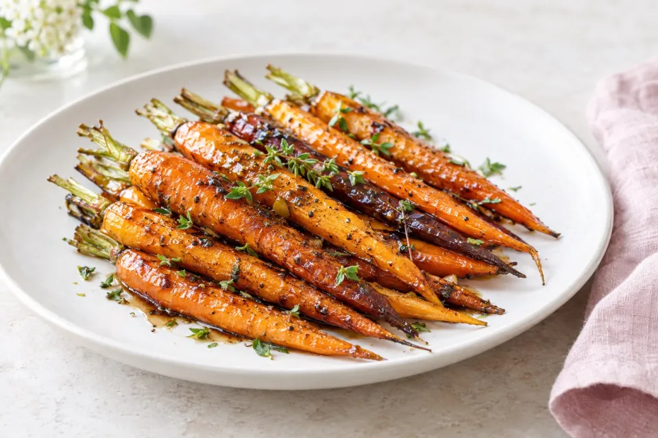 Honey Balsamic Carrots