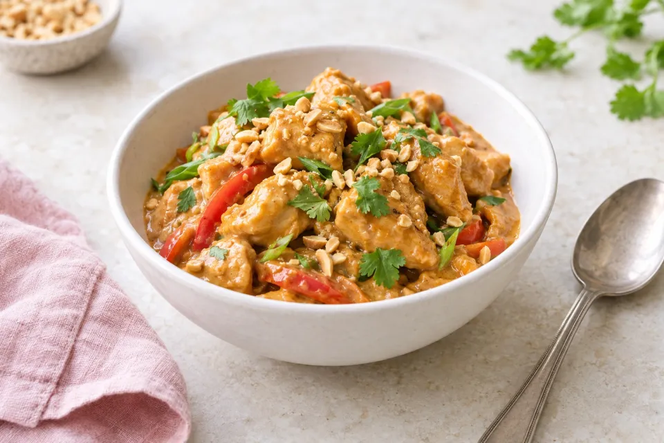 Chicken in Peanut Sauce
