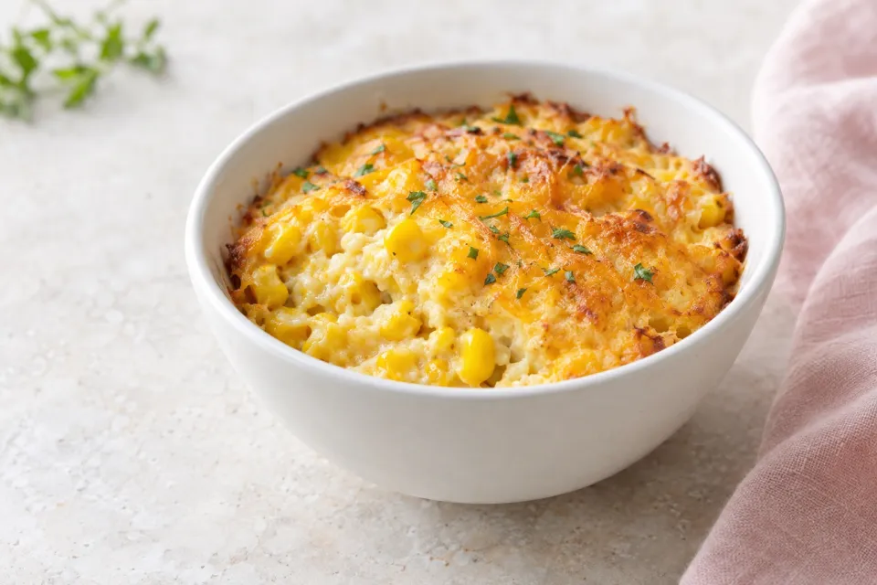 Corn and Cheddar Pudding