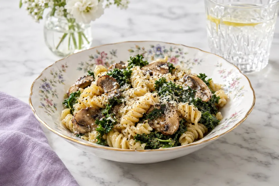 Parmesan & Pepper Kale Pasta