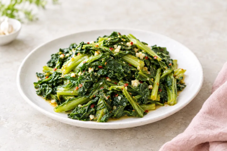 Vegetarian Mustard Greens