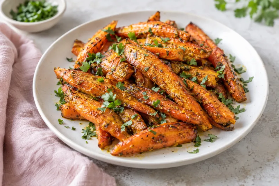 Curry Roasted Carrots