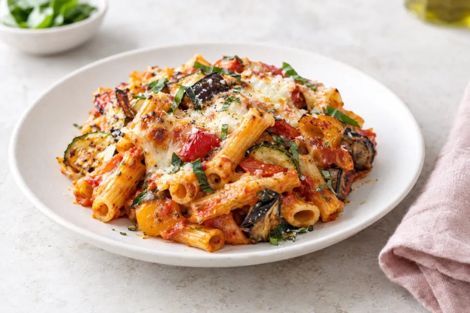 Roasted Vegetable Baked Ziti