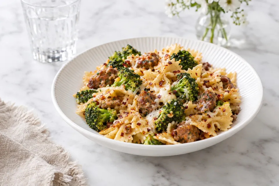 Spicy Sausage and Broccoli Pasta