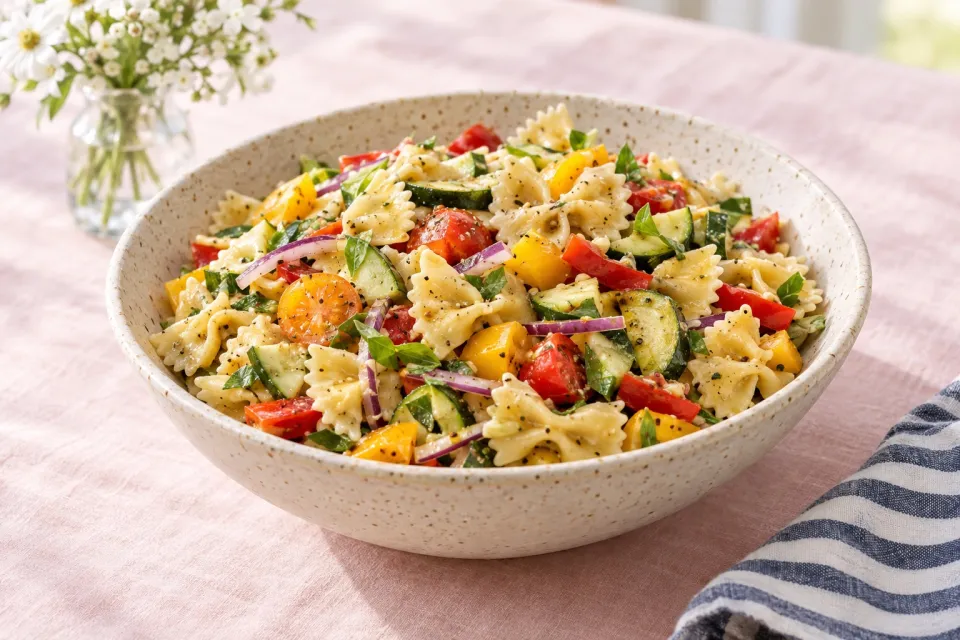 Summer Vegetable Pasta Salad
