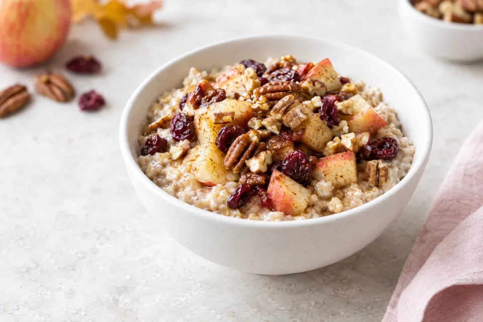 Autumn Fruit and Nut Oatmeal