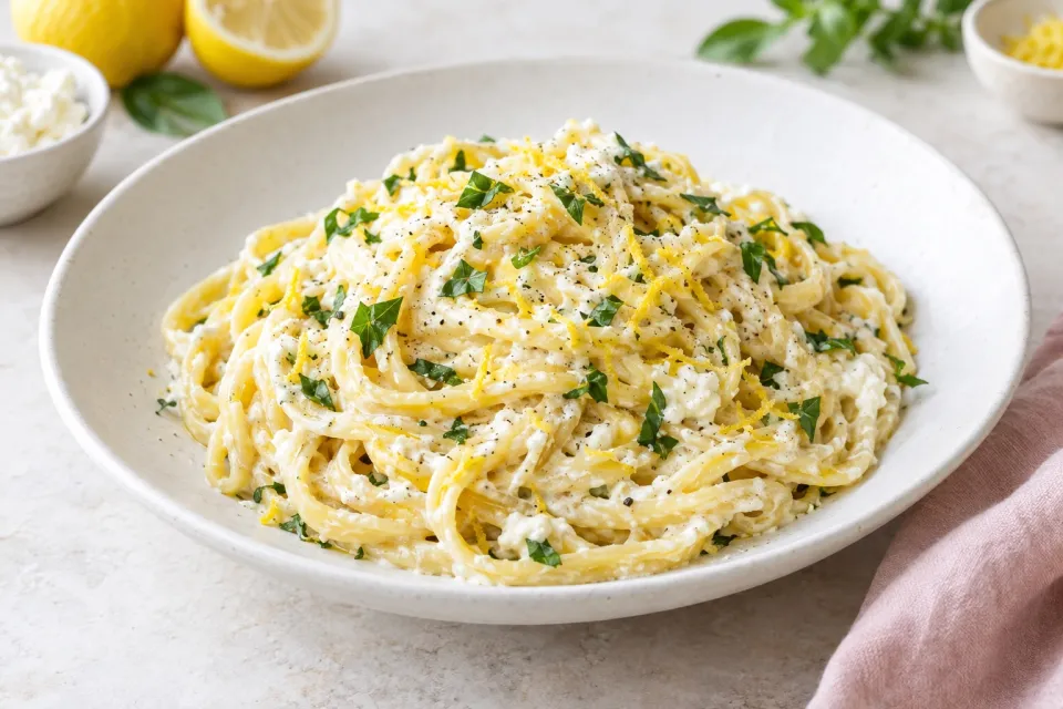 Lemon Ricotta Pasta