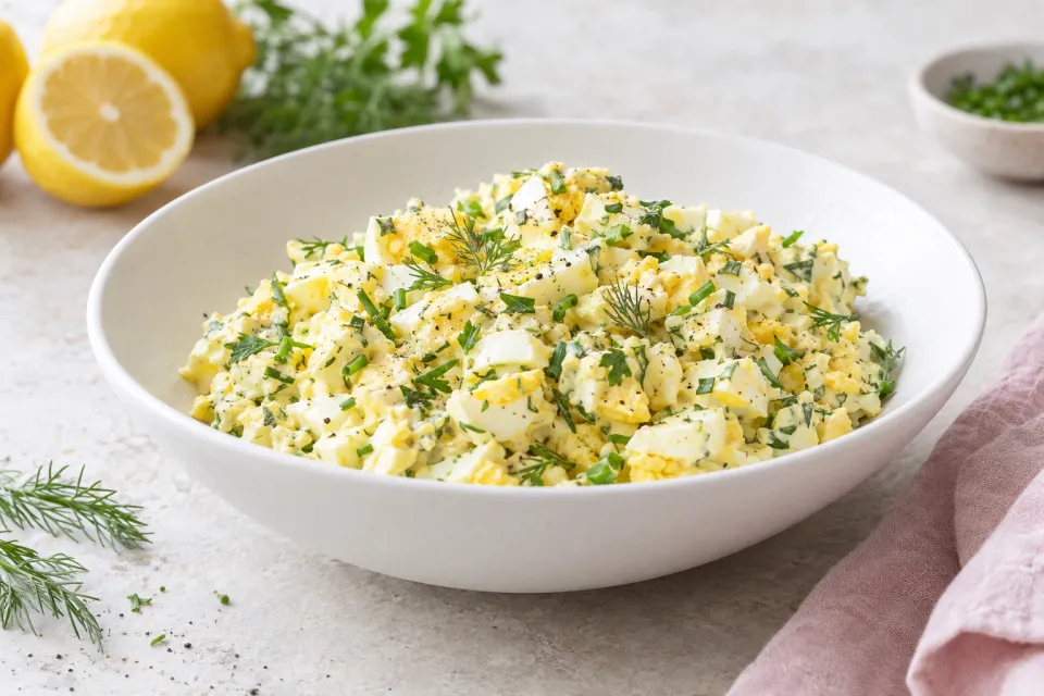 Lemon Herb Egg Salad