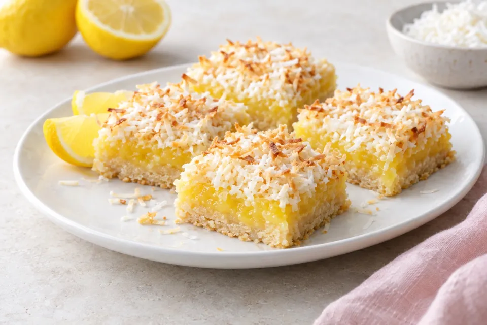 Lemon Coconut Bars