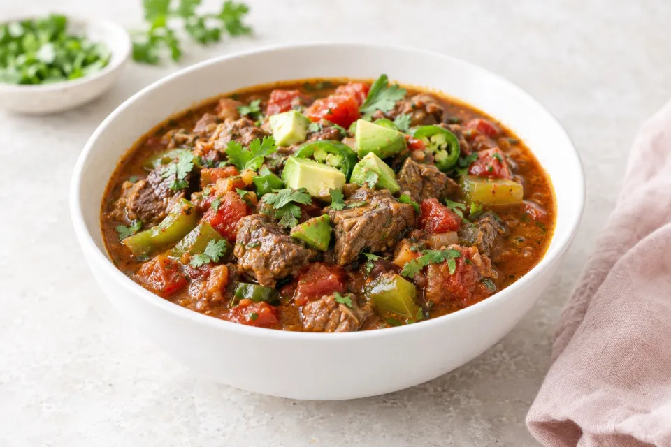Instant Pot Low-Carb Southwestern Beef Stew
