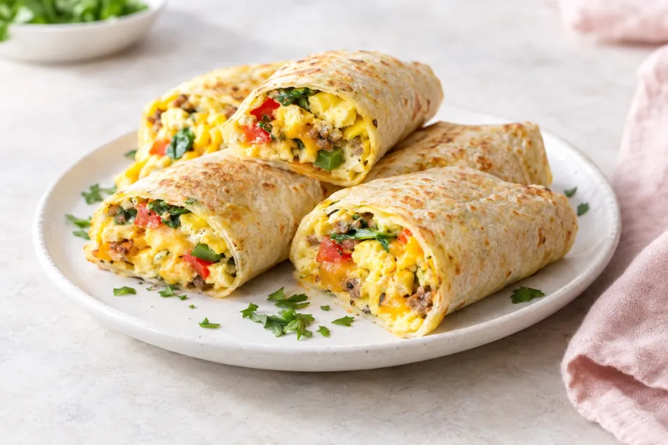 Low-Carb Egg Burritos for a Crowd