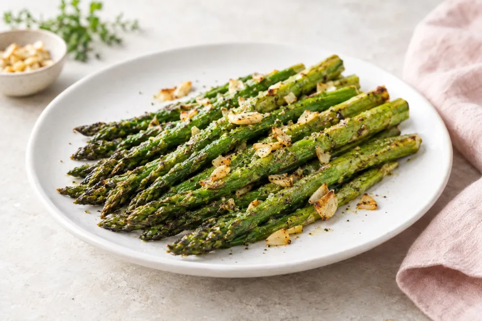 Roasted Asparagus with Garlic
