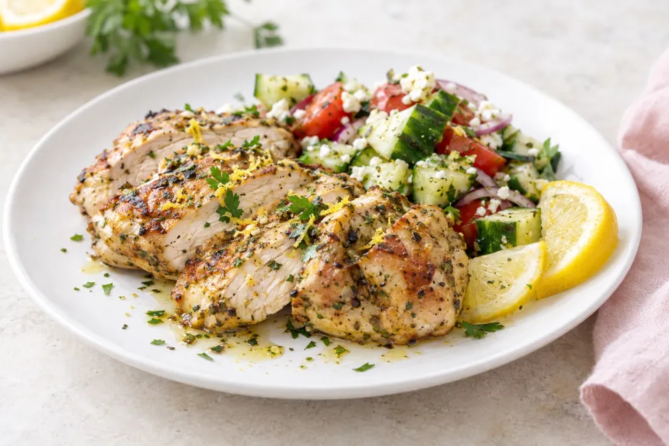Marinate-All-Day Low-Carb Greek Lemon Chicken