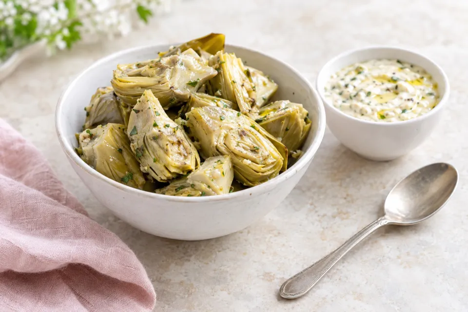 Mom's Artichokes and Artichoke Dipping Sauce