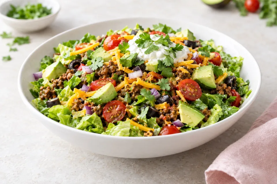 Perfect Low-Carb Taco Salad