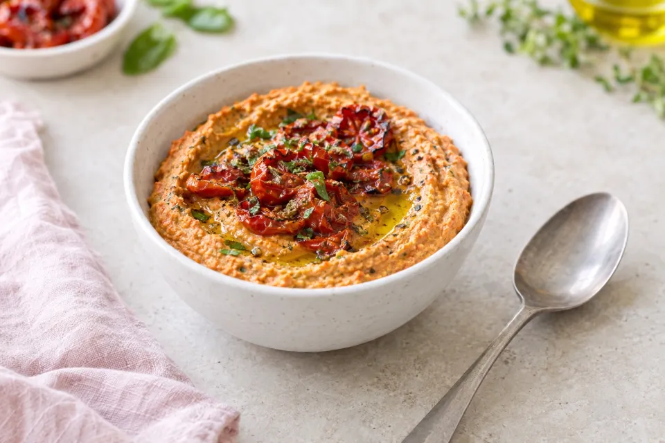 Slow Roasted Tomato Hummus