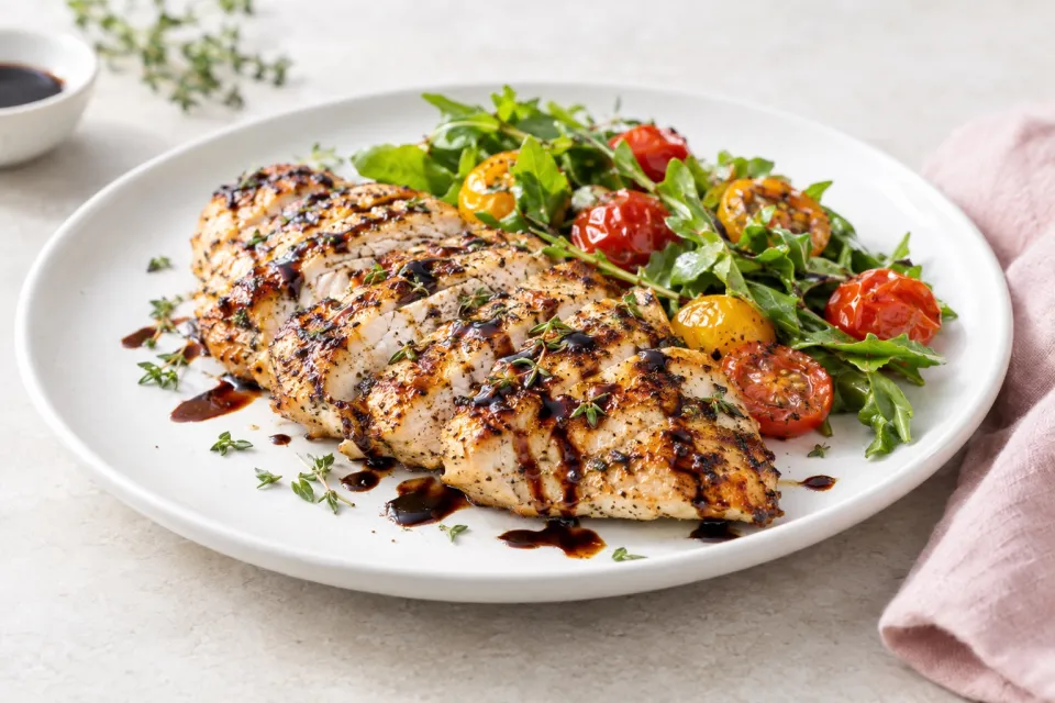 Grilled Chicken with Balsamic Vinegar