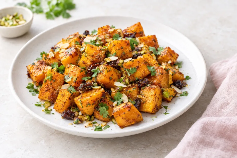 Roasted Butternut Squash with Moroccan Spices