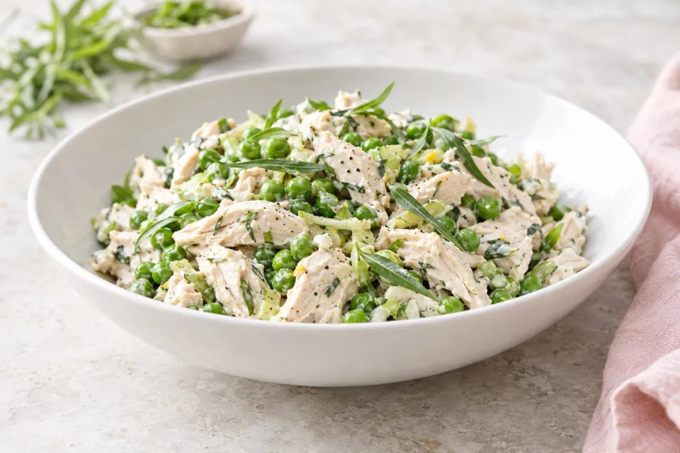 Chicken Salad with French Tarragon and Peas