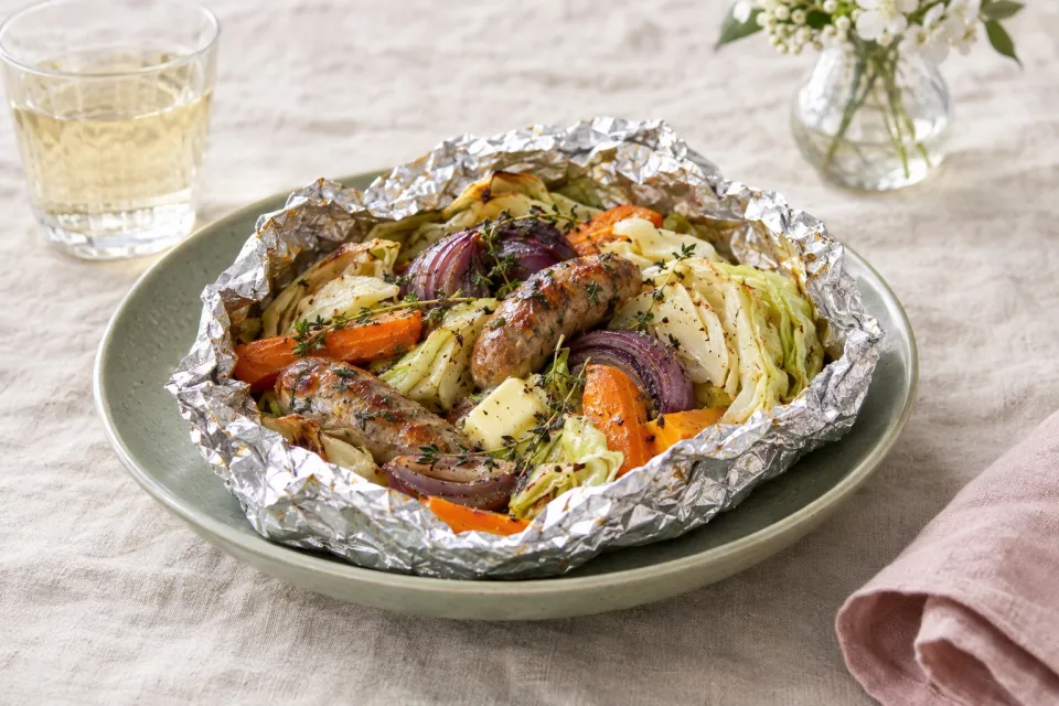 Low-Carb Autumn Tin Foil Dinners