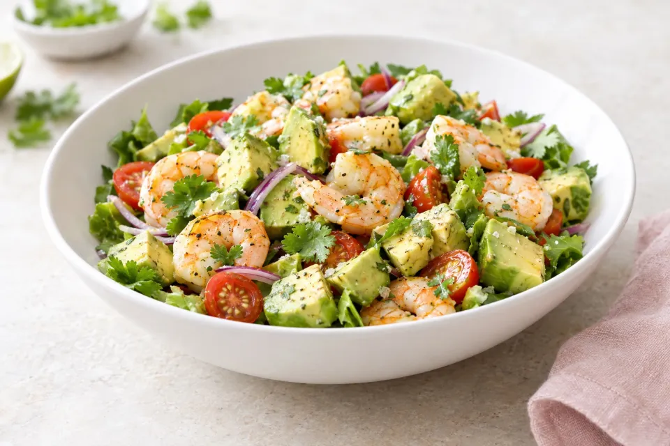 Easy Shrimp and Avocado Salad