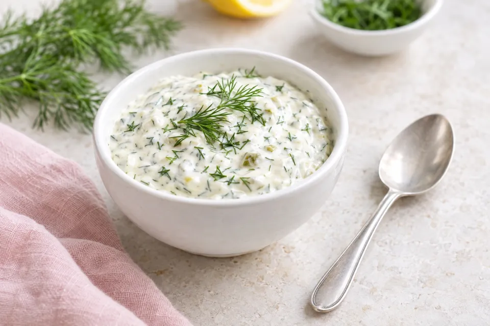 Ultra-Easy Double-Dill Diet Friendly Tartar Sauce