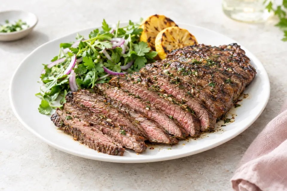 Marinated and Grilled Flank Steak