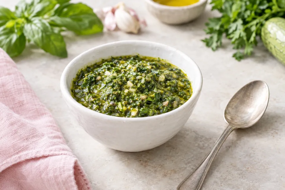 French Pistou Sauce in Honor of Julia Child