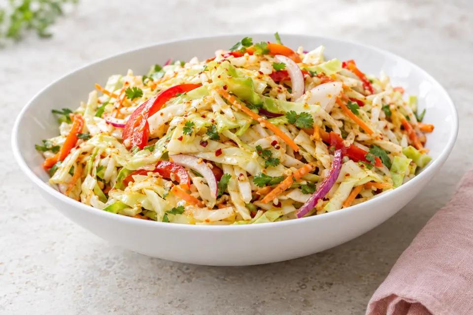 Puerto Rican Spicy Cabbage Salad