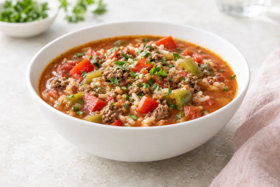 Stuffed Pepper Soup