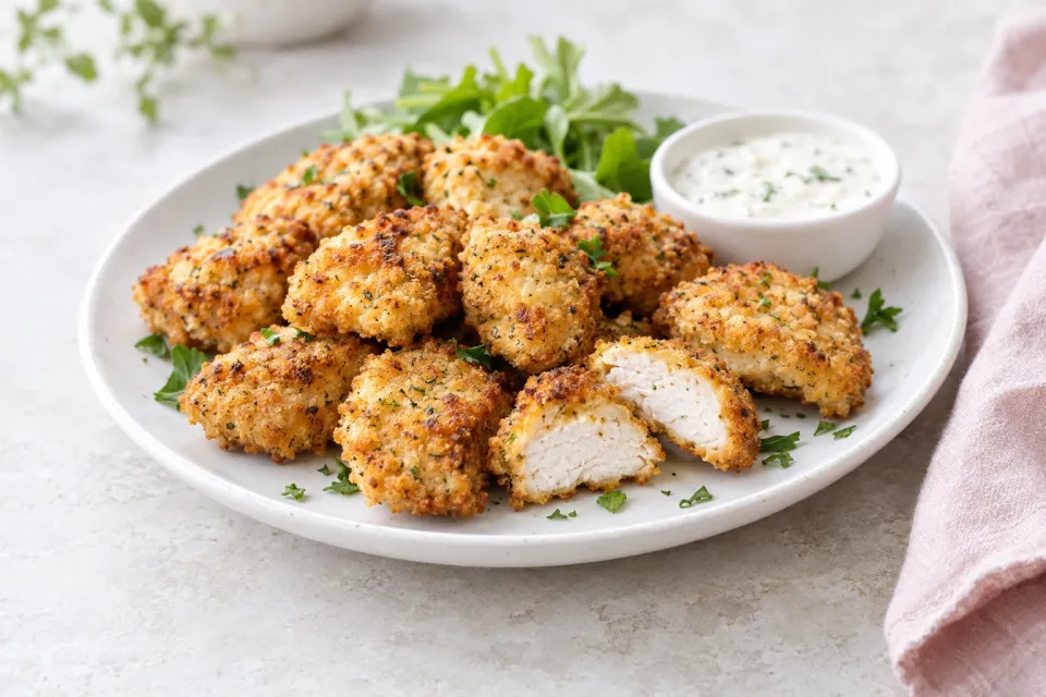 Low-Carb Baked Chicken Nuggets