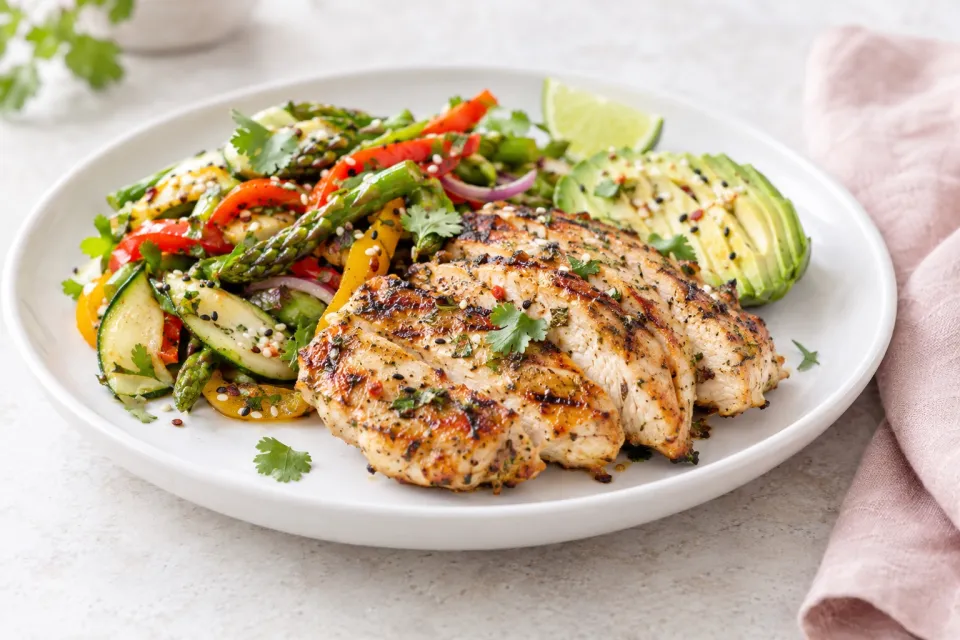 Low-Carb Grilled Fusion Chicken