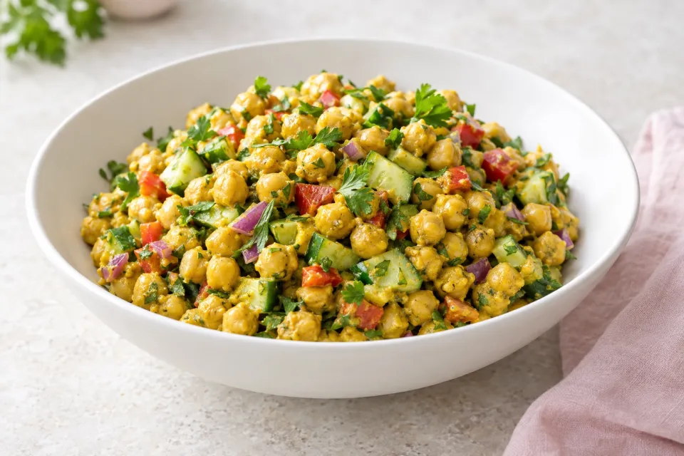 Curried Chickpea Salad