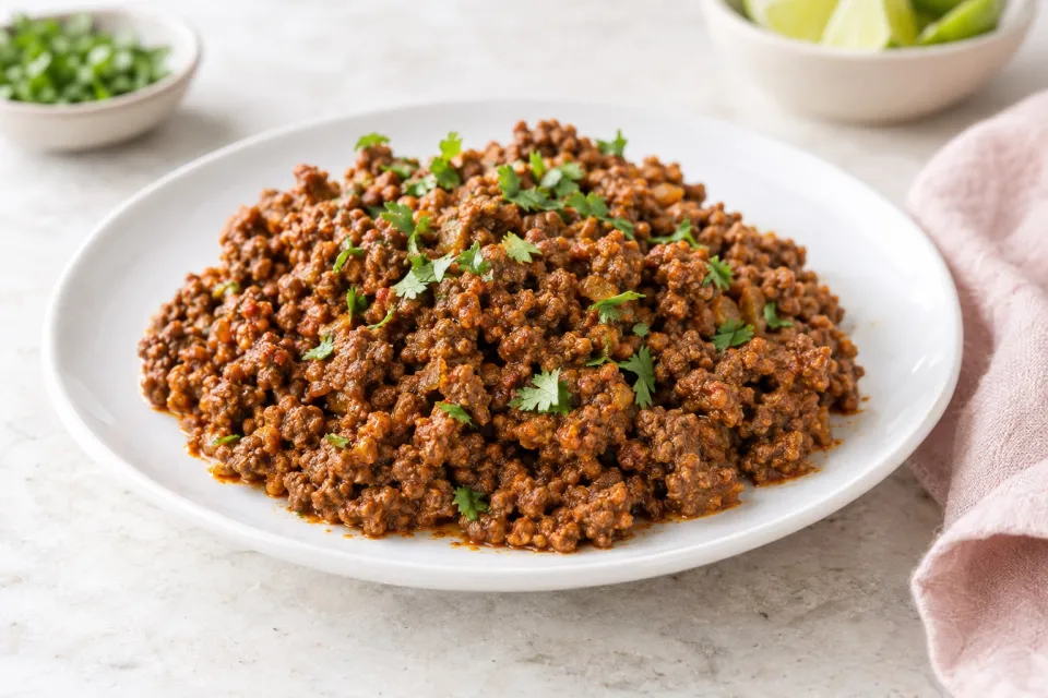 Slow Cooker Browns-in-the-Crockpot Spicy Ground Beef Taco Meat