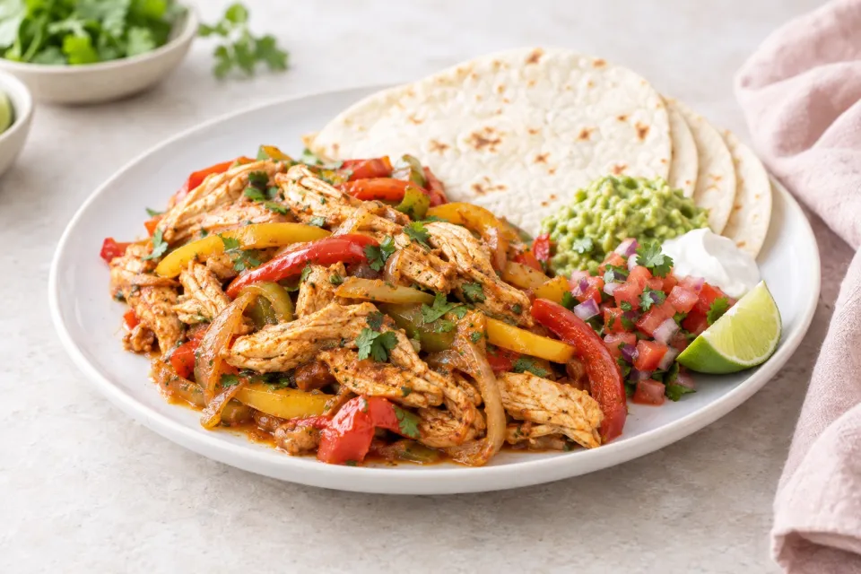 Chicken Fajitas in the Crockpot