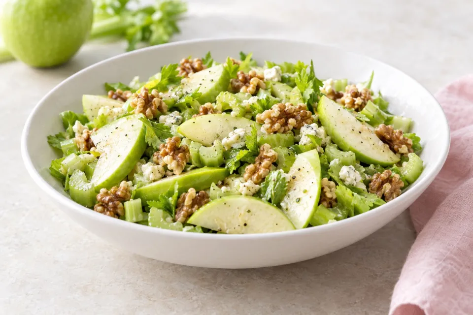 Green Apple, Celery, and Walnut Salad