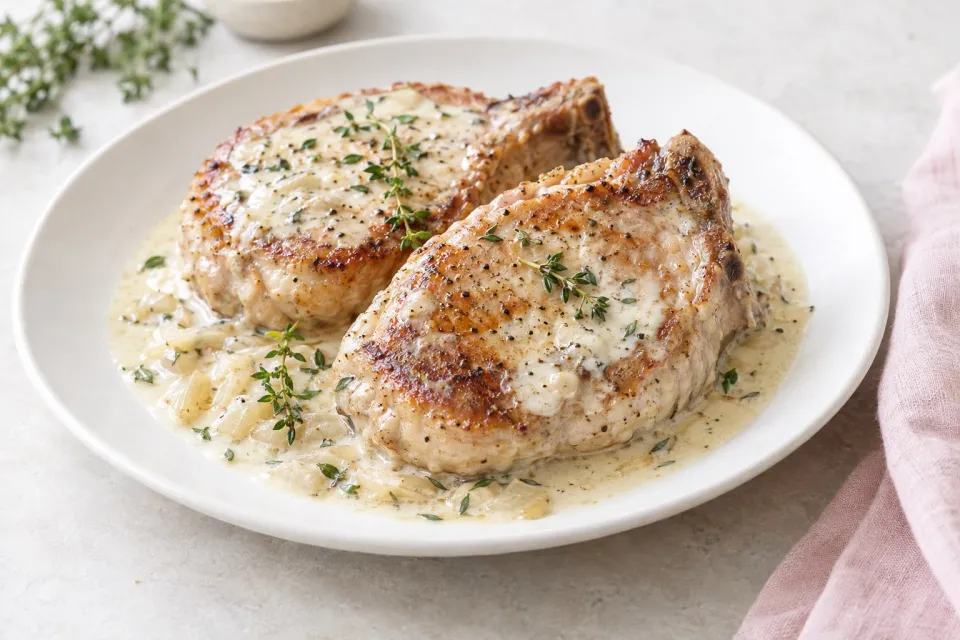 Milk-Braised Pork Chops