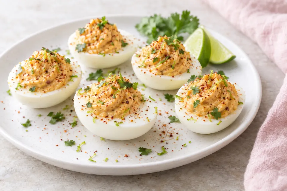 Chipotle-Lime Deviled Eggs