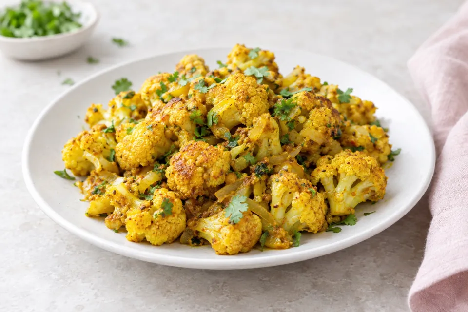 Curried Sauteed Cauliflower