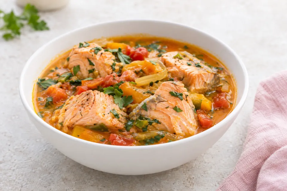 Brazilian Salmon Stew