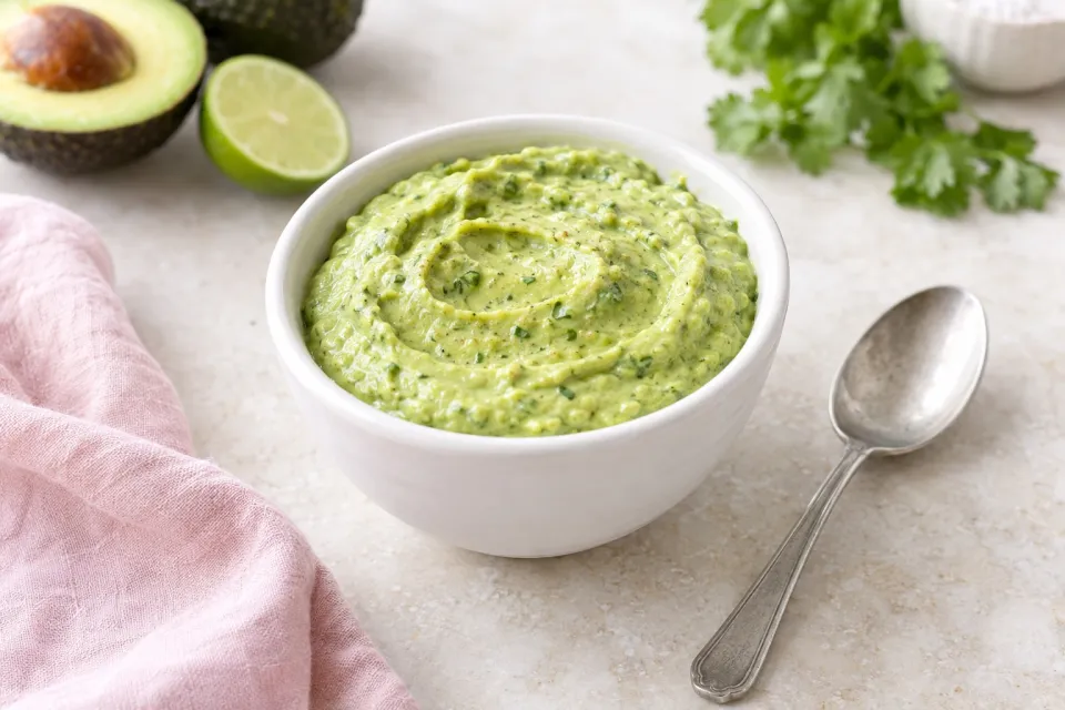Ultra Easy Avocado Sauce or Dip