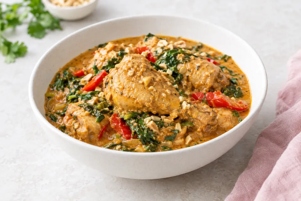 Low-Carb West African Chicken and Peanut Stew