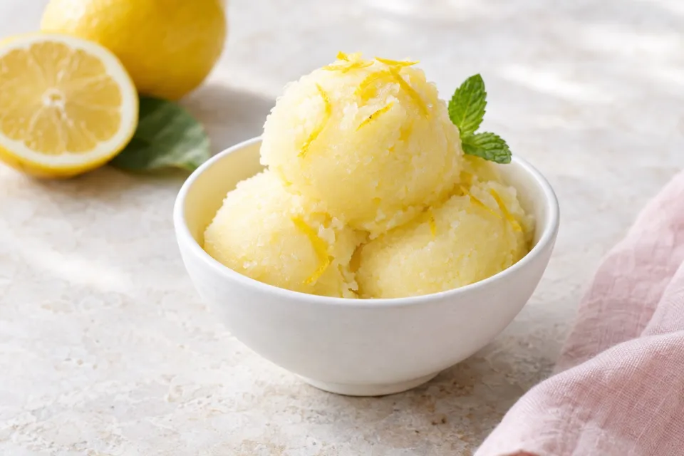 Meyer Lemon Sorbet