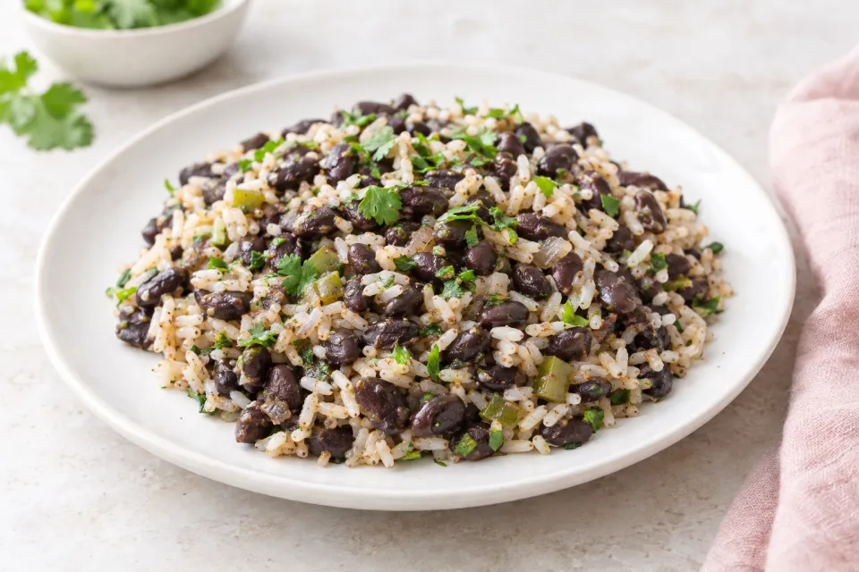 Easy Black Beans and Rice