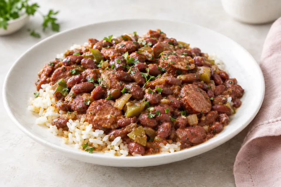 Slow Cooker Louisiana-Style Red Beans and Rice