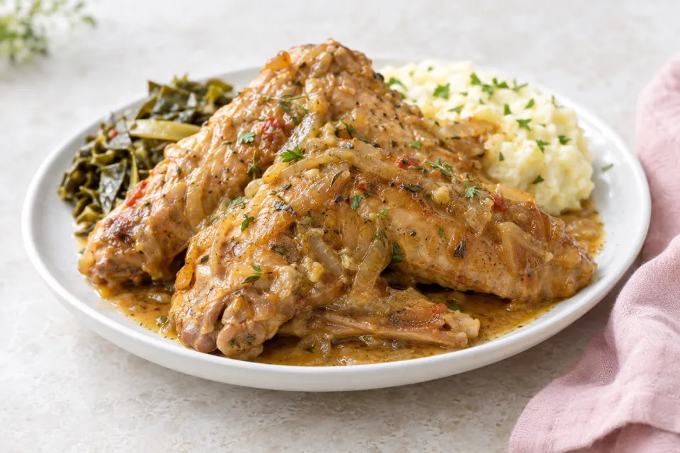 Smothered Turkey Wings