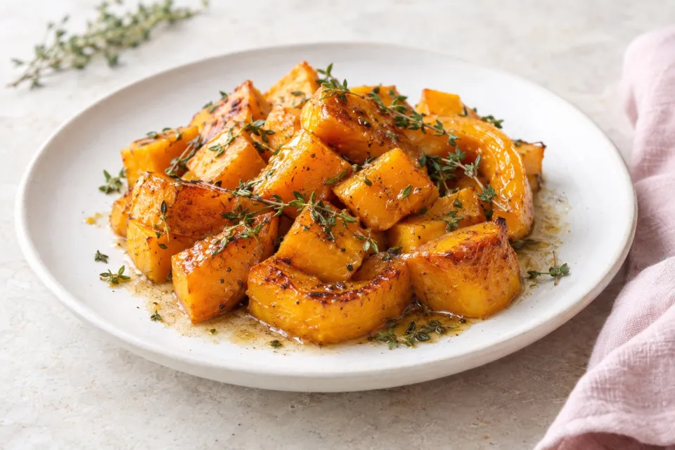 Butternut Squash with Brown Butter and Thyme